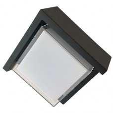 Φωτιστικό Απλίκα LED 10W 230V 700Lm 4000K Λευκό Φως Πλαστικό Μαύρο IP44 96GRF341/BL